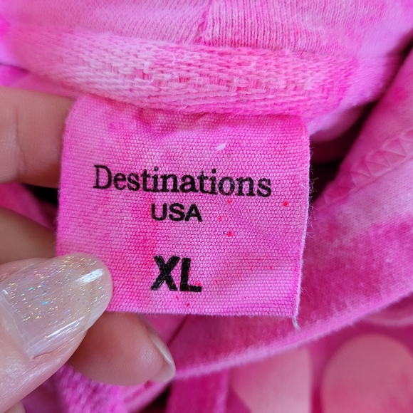 SUNSHINE SISTERS Be Kind Heart Hoodie Pullover Sweatshirt Women's XL - Picture 5 of 10